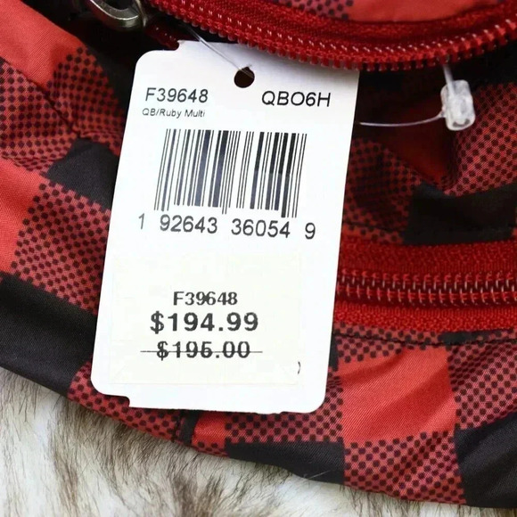 COACH THE WIZARD OF OZ PACKABLE CHECKERED TRAVEL BACKPACK NYLON F39648 - Picture 13 of 15